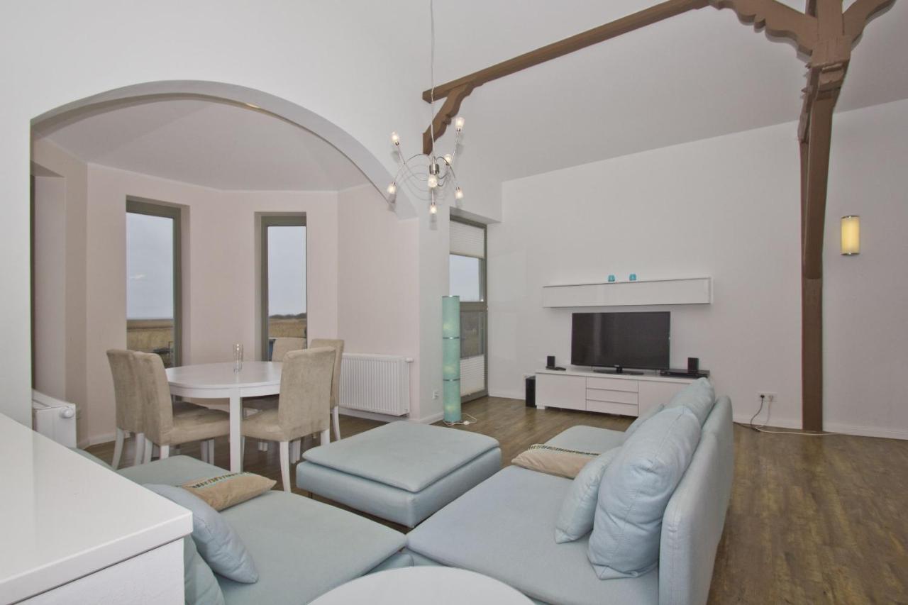 Ferienhaus Distelfink Fewo 04 Terrasse, Meerblick Groß Zicker Bagian luar foto